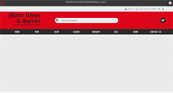 Desktop Screenshot of metrowinedc.com